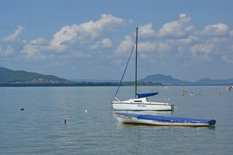 Blick auf den Balaton von Berény aus