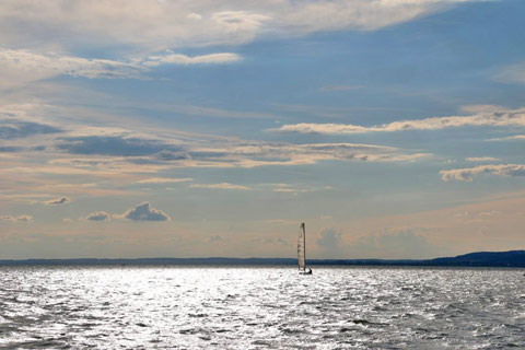 Balatonfenyves - Blick auf den Plattensee