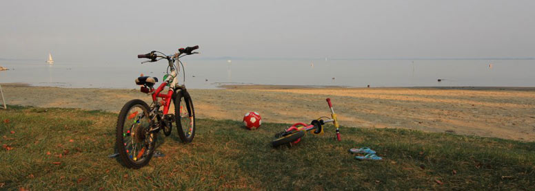 Radfahren am Plattensee