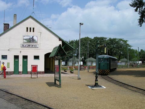 Schmalspurbahn von Balatonfenyves nach Csisztapuszta