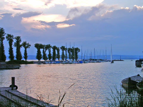 Mole und Hafen von Balatonszemes