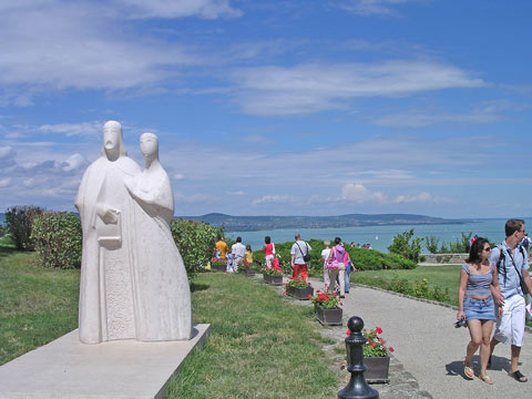 Blick auf den Balaton bei Tihany