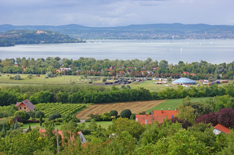 Blick über Zamárdi